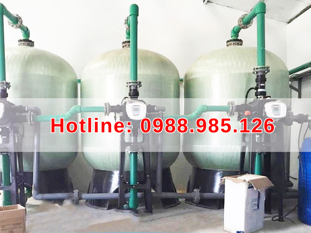 Hệ thống lọc nước giếng khoan công nghiệp 100m3/ ngày đêm
