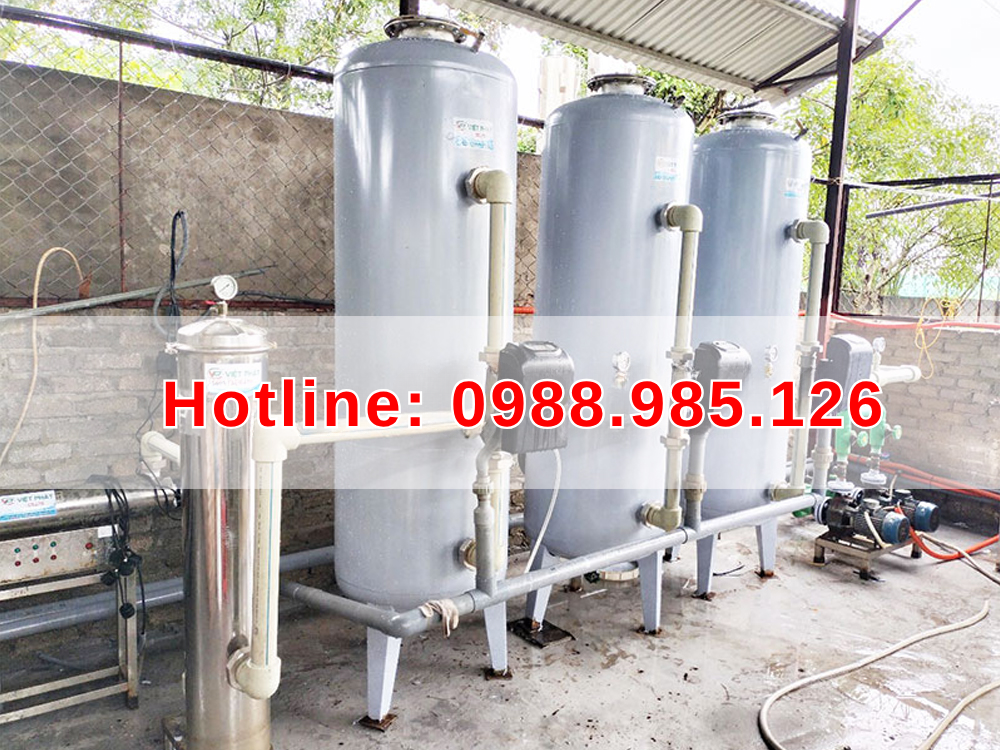 Hệ thống lọc nước giếng khoan công nghiệp 50m3/ ngày đêm