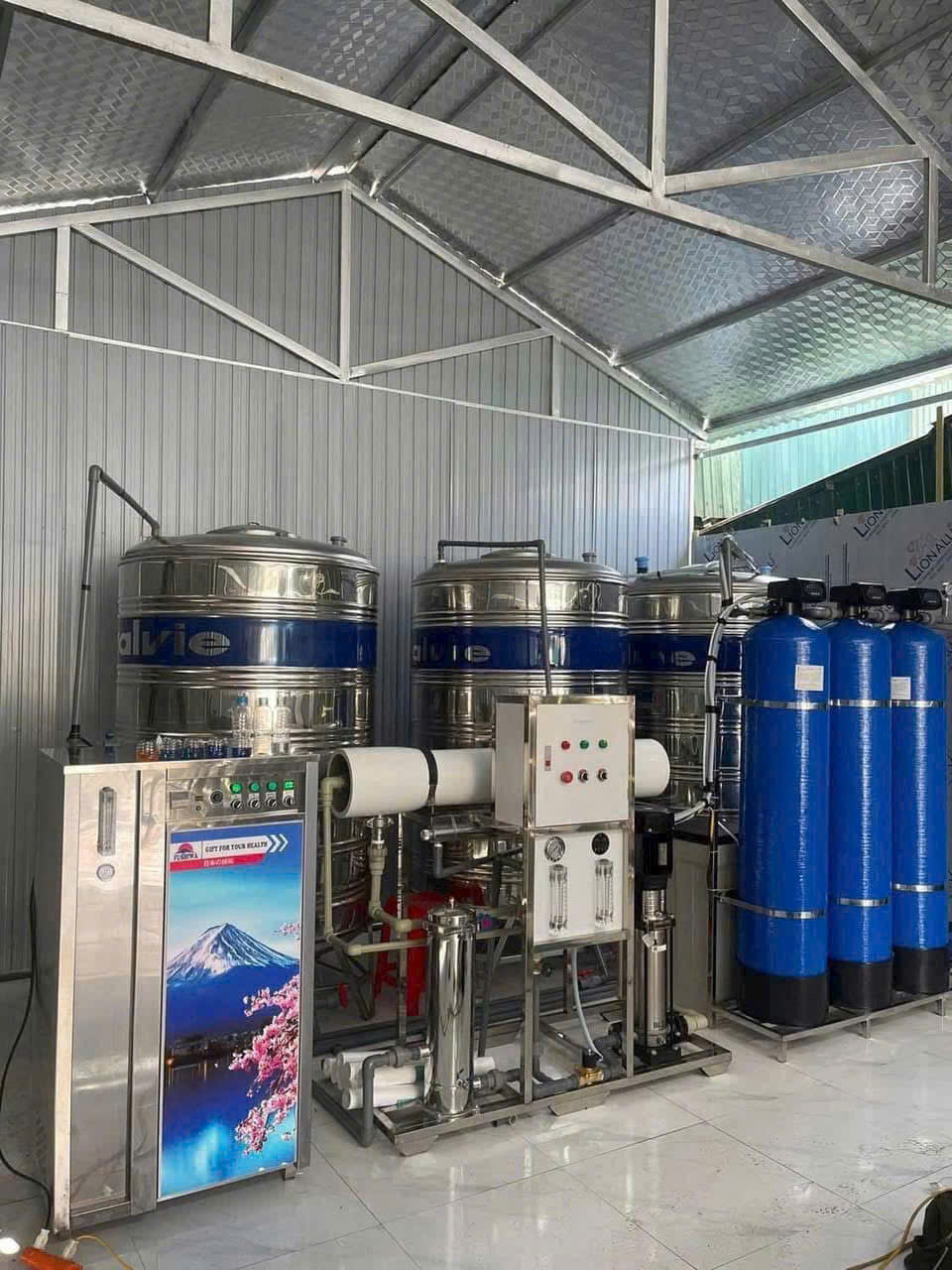 Máy Kiềm 2000l/h A Hoàng Ninh Bình