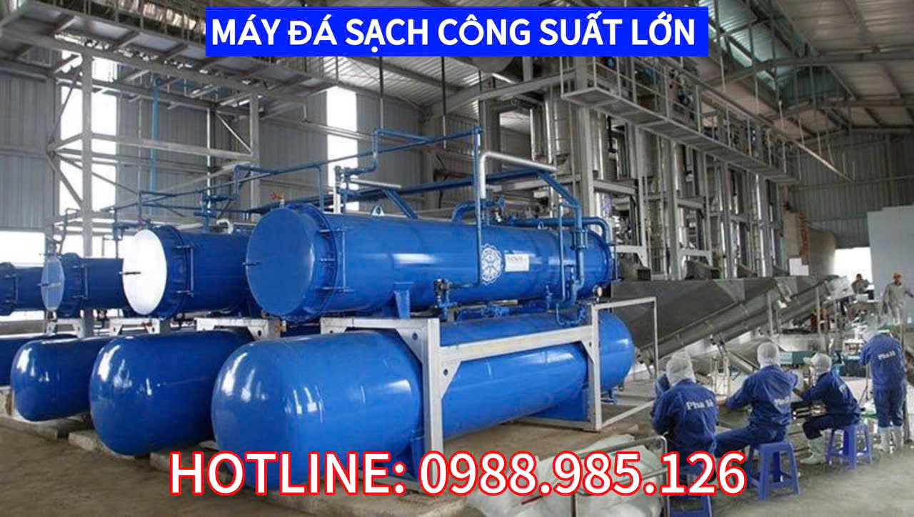 Máy làm đá viên 100 tấn/ ngày