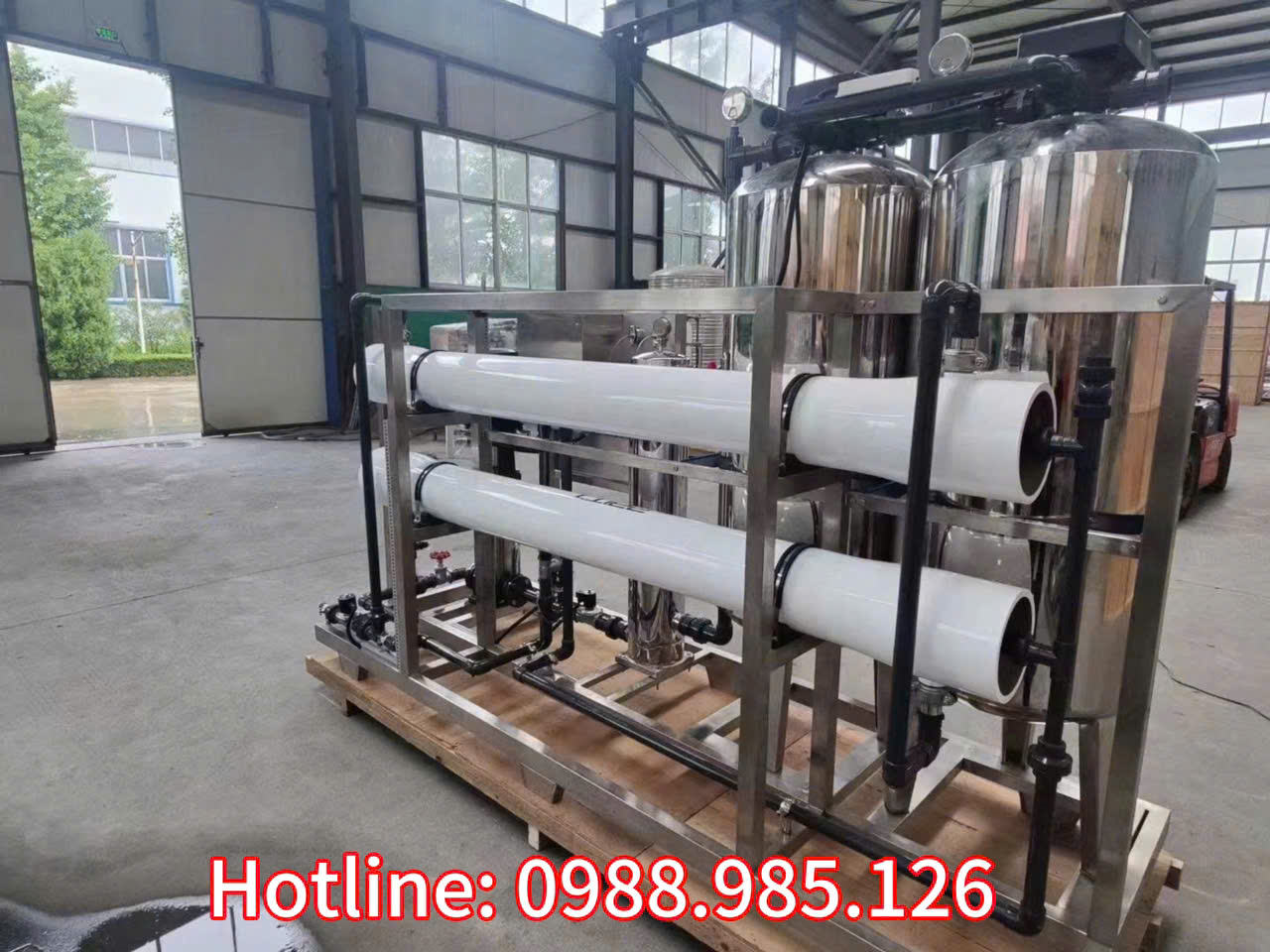 Dây chuyền lọc nước 2500l/ h