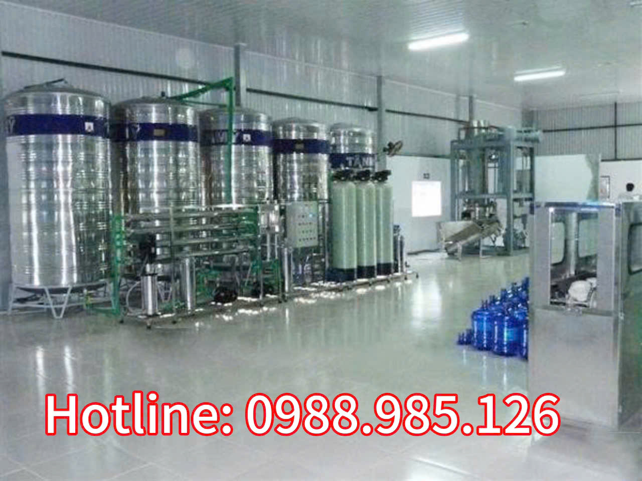 Dây chuyền lọc nước tinh ro 10.000l/ h