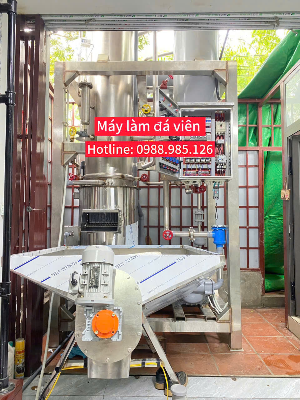 Máy làm đá viên 5 tấn/ ngày