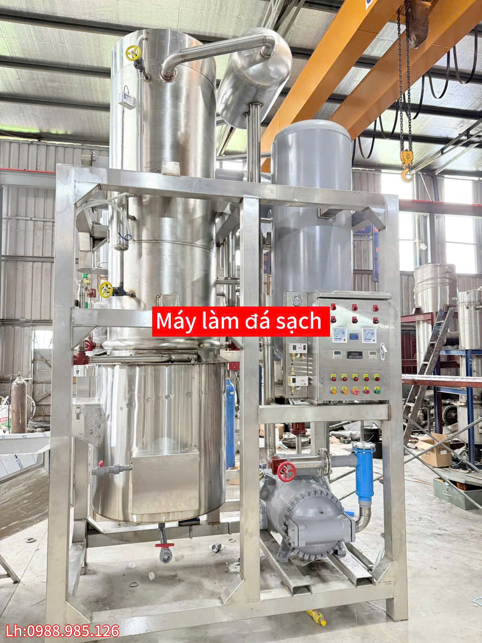 Máy làm đá viên 7 tấn/ngày